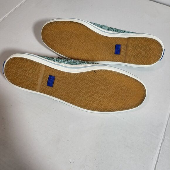 Keds Kate Spade New York Champion Glitter Sneaker In Blue SZ 8.5 - Picture 4 of 4